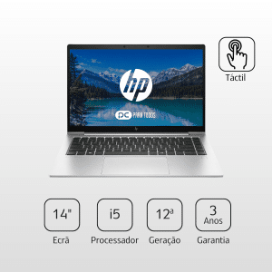 HP EliteBook 840 G9 i5 12ª-Geração 14" FULL HD Ecrã Táctil
